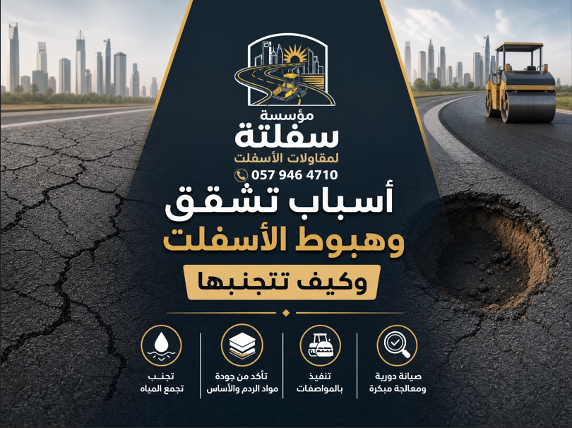 هبوط الاسفلت