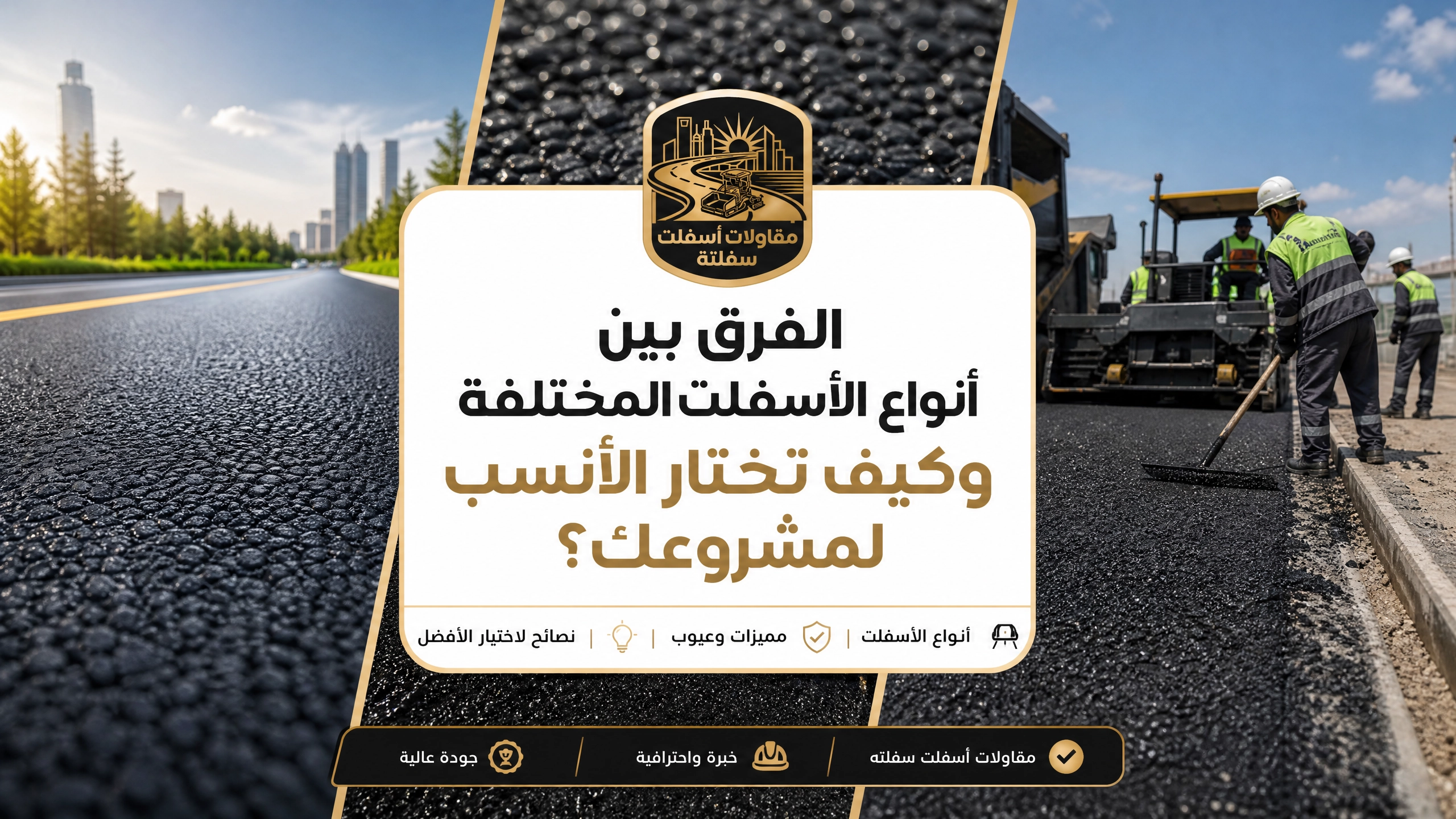 أنواع الأسفلت